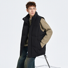 新款棉服马甲男女款宽松百搭立领保暖美式休闲运动旅游外套