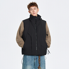 秋冬装新款棉服马甲男女中性款宽松版型百搭款立领保暖休闲外套