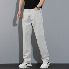 批发实拍2026春夏<b class='q'>新款</b>牛仔<b class='q'>裤</b>男士宽松直筒纯棉长<b class='q'>裤</b>美式潮牌复古<b class='q'>裤</b>子