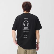 短袖T恤男士2026夏季新款圆领宽松套头体恤衫日系复古印花宽松潮t