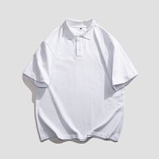 实拍2026夏季纯色Polo衫男士短袖潮ins痞帅休闲男装高级感翻领t恤