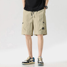 实拍2026夏季新款短裤男宽松百搭速干透气冰感五分裤