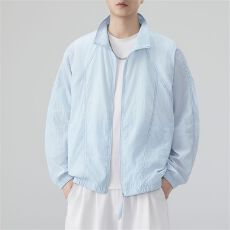 实拍2026夏季新款防晒衣服UPF50+立领户外运动旅游露营潮流薄上衣
