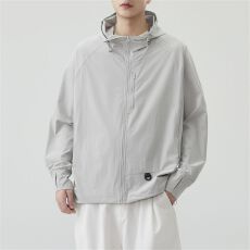 实拍2026夏季UPF50+防晒衣服连帽户外运动旅游露营中性百搭潮流