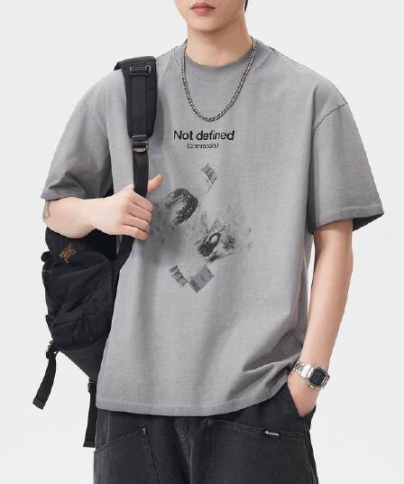 실사 여름 새로운 아메리칸 조수 브랜드 남성 마 오래된 워싱 면 반팔 미니멀리즘 캐주얼 출퇴근 맨위