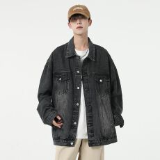 批发实拍秋冬新款<b class='q'>牛仔</b>衣外套男宽松百搭韩版复古情侣中性款<b class='q'>牛仔</b><b class='q'>夹克</b>