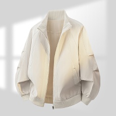 批发实拍秋季新品<b class='q'>男士</b>立领通勤<b class='q'>外套</b>日系潮流工装百搭休闲户外防水<b class='q'>夹克</b>