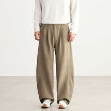 批发实拍秋冬新款美式复古宽松弯刀<b class='q'>休闲裤</b><b class='q'>男</b>女潮牌cleanfit百搭阔腿裤
