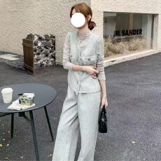 批发官图 月落星河2026款小香风设计款气质<b class='q'>打底</b>马甲阔腿裤三件套装