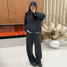 批发官图星河璀璨<b class='q'>宝宝</b>绒加厚羊毛连帽<b class='q'>卫衣</b>+直筒休闲裤<b class='q'>套装</b>