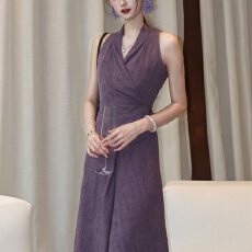 批发官图 2026夏季<b class='q'>新款</b>国风新中式修身收腰显瘦温柔高级<b class='q'>旗袍</b>连衣裙