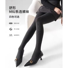 批发新款韩版打底裤<b class='q'>女</b>加绒加厚保暖<b class='q'>连裤袜</b>灰色打底裤miu系200克婴儿绒