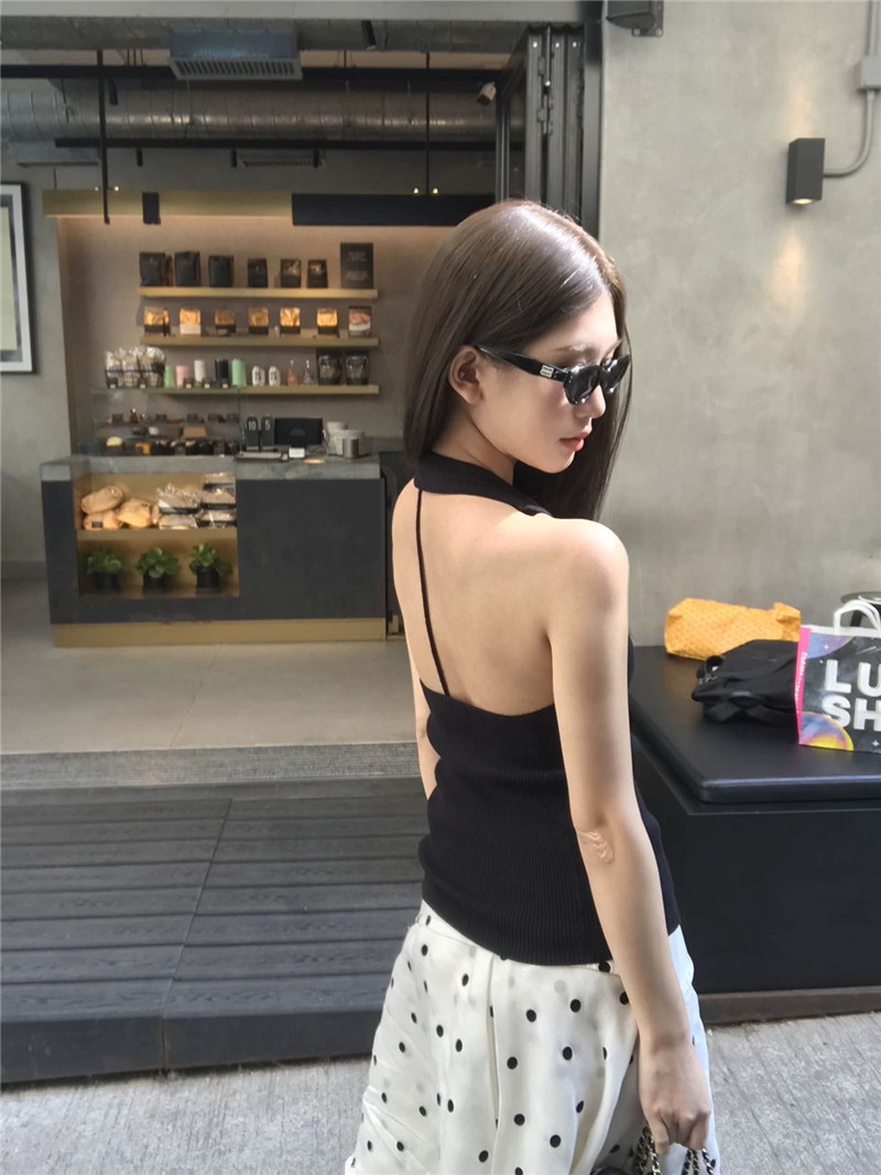 패션 u 칼라 행침 목 백리스 조끼 통기성 우유 센스 고정 가슴 패드 반원 밴딩 여름 없음 바인딩 아름다움 뒤로