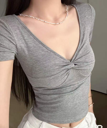 보다 작은 서울 품격 매듭 반팔 업그레이드 차가운 센스 보다 작은 서울 원단 고정 하나 컵 패드 편안함 티셔츠 조끼