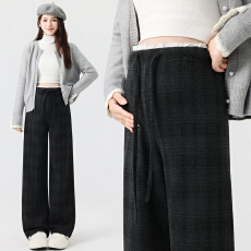 批发实拍孕妇<b class='q'>裤</b>子2026新款臀鳍不勒肚子小个子宽松休闲阔腿裤春<b class='q'>装</b>