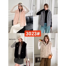 批发2025年新款百搭连帽针织<b class='q'>羊绒</b>马甲女秋冬保暖<b class='q'>外套</b>