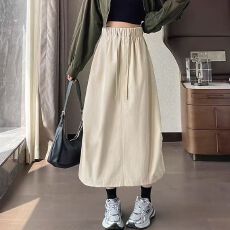 批发韩系高腰工装裙女2026新款爆款绝美独特半身裙