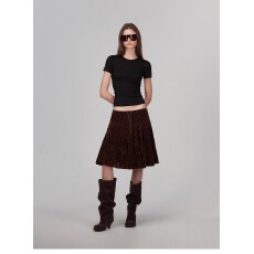 批发ACSENSE STUDIO 松紧窄腰头蓬蓬慵懒松弛感宽松廓形<b class='q'>半身裙</b>