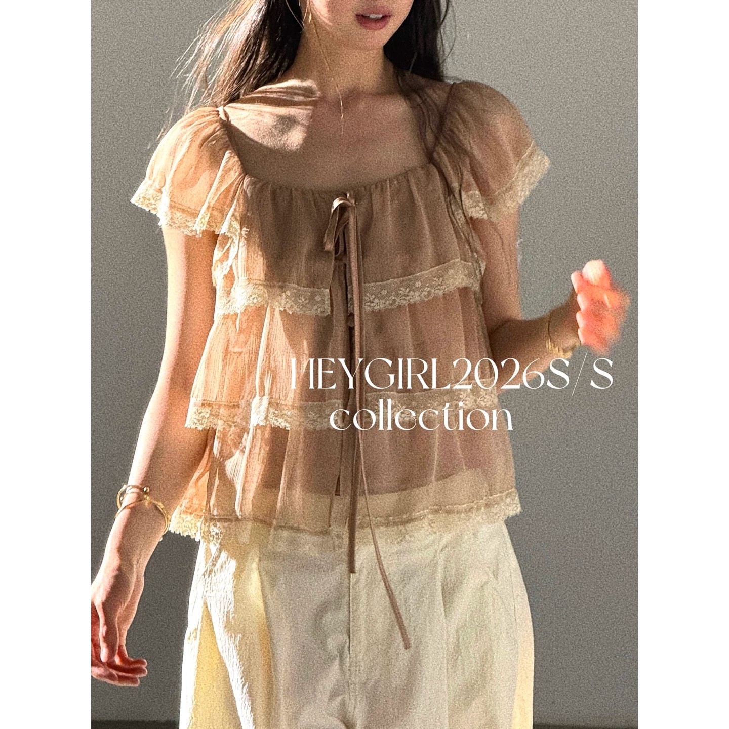 heygirl 블랙 형제 달콤한 새싹 소나무 차 노크 요정 soft 발레 바람 작은 날다 소매 레이스 쉬폰 주름 광장 칼라 인형 셔츠