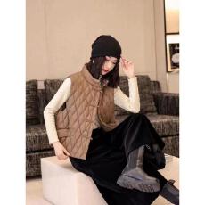 批发秋冬新款新中式立领时尚宽松显瘦高级感百搭马甲爆款小妈风棉马甲