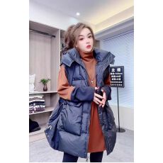 批发<b class='q'>秋</b>冬新款羽绒服马甲中长款洋气时尚减龄百搭宽松显瘦保暖韩版马甲