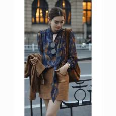 批发法式多巴胺新款春秋季爆款高级感<b class='q'>衬衫</b>减龄洋气高端别致长袖<b class='q'>衬衫</b>