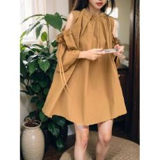 批发胖妹妹宽松减龄洋气显瘦减龄娃娃裙时尚新款<b class='q'>连衣裙</b>