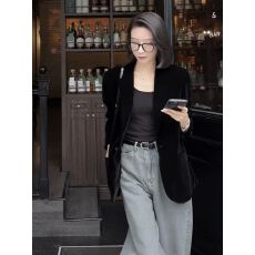 批发春秋新款爆款<b class='q'>金丝</b>绒西装外套气质高级感时尚外套上衣