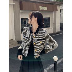 批发大码小香风名媛气质高端时尚毛呢外套春秋新款时髦外套