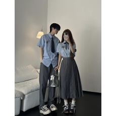 批发实拍小中大学生校服JK制服表演服毕业照团购服衬衫套装班服