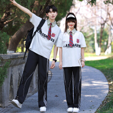 批发实拍夏季小中大学生<b class='q'>校服</b>运动服团购服毕业照表演服套装班服