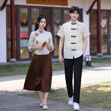 批发实拍夏装2026学生班服五四青年民族服小中大学生表演服<b class='q'>演出服</b>套装