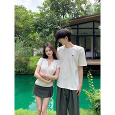 批发实拍情侣装夏装新款男<b class='q'>女</b><b class='q'>短袖</b><b class='q'>T</b><b class='q'>恤</b>两件套一裙一衣潮流