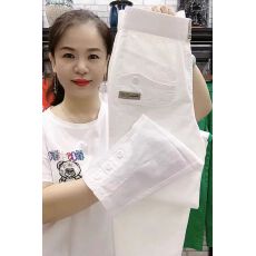 批发欧货裤子女新款<b class='q'>正品</b>棉麻夏季九分裤宽松百搭休闲裤薄款显瘦哈伦裤