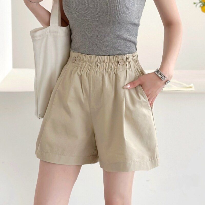 BY26103# 短裤子纯棉女...