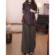 批发2026夏休闲<b class='q'>显瘦</b>气质百搭复古套<b class='q'>装</b>