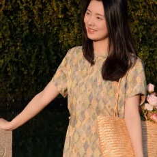 批发【旧巷菱花】浮光锦~腋下不走光！新中式改良旗袍裙~