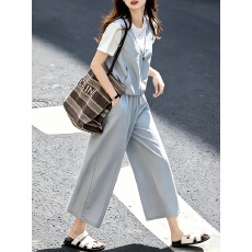 批发2026年新款夏季休闲<b class='q'>T</b><b class='q'>恤</b>长<b class='q'>裤</b>女<b class='q'>装</b>两件套<b class='q'>装</b>休闲风