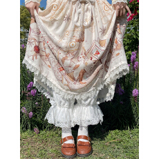 批发实拍实价~日系软妹秋<b class='q'>冬</b>Lolita蕾丝花边南瓜裤加绒汉服打底灯笼裤