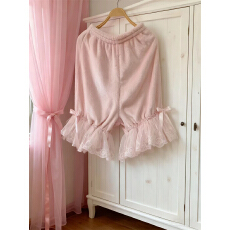 批发实拍实价~日系软妹秋冬Lolita<b class='q'>蕾丝</b>花边南瓜裤加绒汉服打底灯笼裤