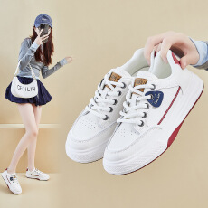 批发2025秋季小白鞋新款<b class='q'>韩版</b>ins女学生增高厚底运动板鞋休闲鞋女鞋子