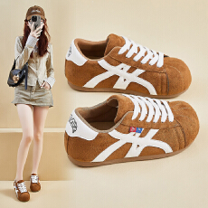 批发内增高2025秋季小白鞋新款<b class='q'>韩版</b>ins潮女学生厚底增高板鞋休闲女鞋