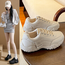 2025秋季款韩版透气阿甘鞋女ins学生休闲鞋女德训跑步鞋防滑女鞋