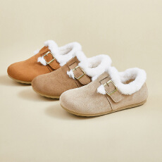 批发内增高2025冬季新款加绒勃肯鞋ins<b class='q'>韩版</b>女学生一脚蹬保暖休闲女鞋