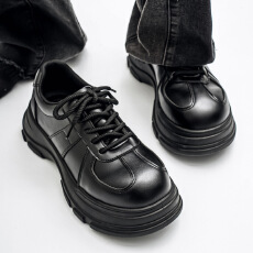 批发2025新款男鞋欧美厚底增高鞋休闲鞋潮流外贸大头时尚潮鞋德比鞋男