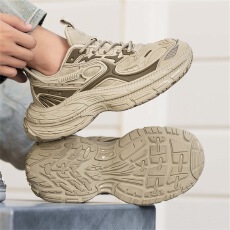 批发2025秋季新款黑武士老爹鞋<b class='q'>时尚</b>百搭户外防滑超纤舒适休闲运动鞋男