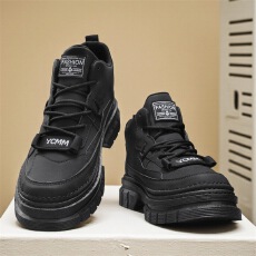 2025秋冬新款高帮马丁鞋男士时尚百搭耐磨休闲运动鞋复古工装男鞋