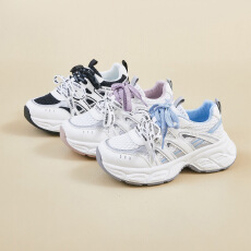 2026春季老爹鞋新款韩版ins女学生厚底运动跑步增高休闲鞋