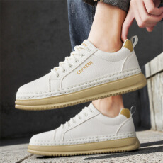 批发2026新款春季休闲运动板鞋男士百搭男鞋时尚港风潮鞋学生厚底增高