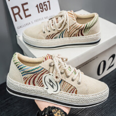 批发<b class='q'>男鞋</b>2026春季新款透气帆布鞋男布鞋<b class='q'>百搭</b>板鞋舒适防滑休闲运动鞋子